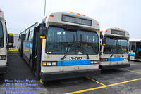 Photos of buses located at the Centre de Transport Anjou in 2010